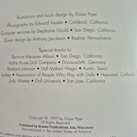 Sewing & Sculpting Dolls Book - Picture 3 of 3